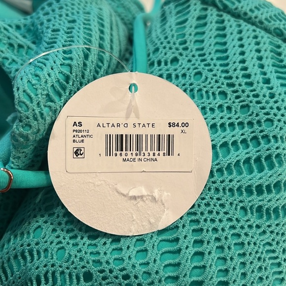 Altar'd State Malibu Sun Green One Piece Swimsuit - Picture 9 of 11